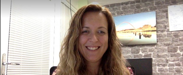 VIkki in the office smiling